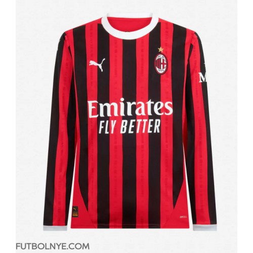 Camiseta AC Milan Primera Equipación 2024-25 manga larga